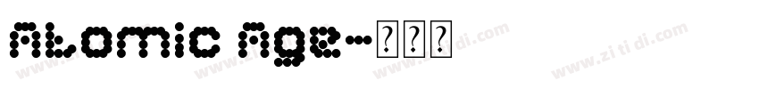 Atomic Age字体转换